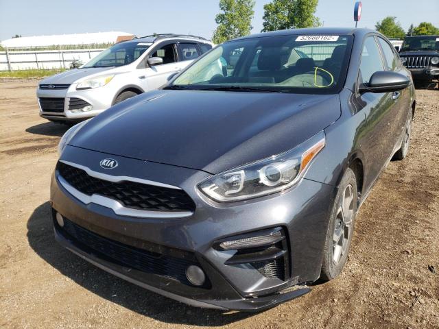 3KPF24ADXLE251598 - 2020 KIA FORTE FE GRAY photo 2