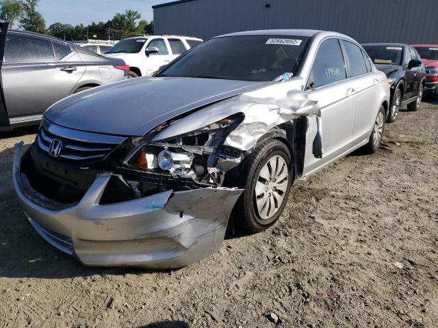 1HGCP2F32CA205132 - 2012 HONDA ACCORD LX SILVER photo 2