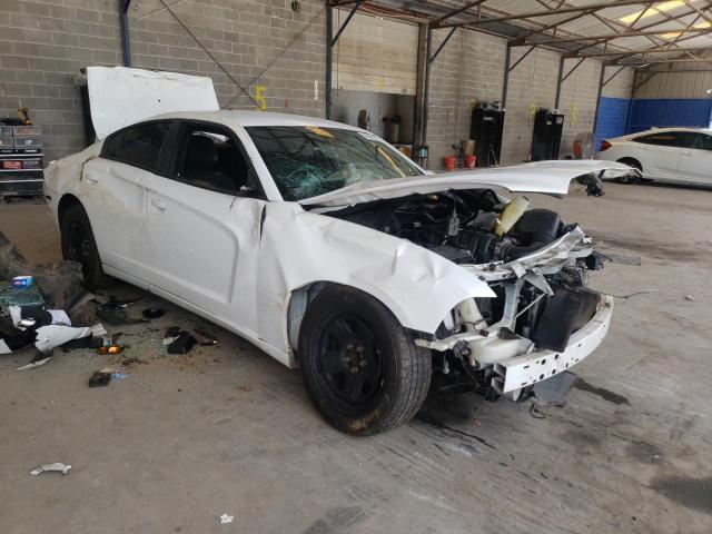 2C3CDXAT2EH155644 - 2014 DODGE CHARGER PO WHITE photo 1