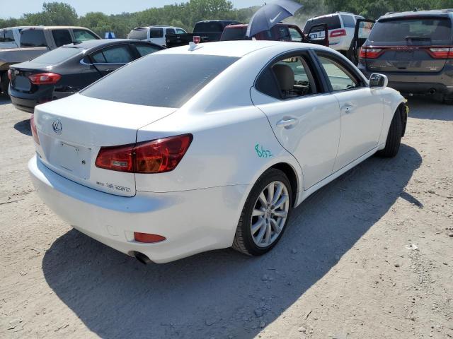 JTHCK262982021049 - 2008 LEXUS IS 250 WHITE photo 4