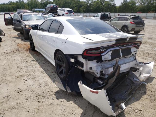 2C3CDXL99HH607921 - 2017 DODGE CHARGER SR WHITE photo 3