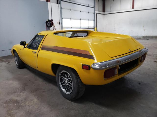 652220 - 1970 LOTUS EUROPA S2 YELLOW photo 3