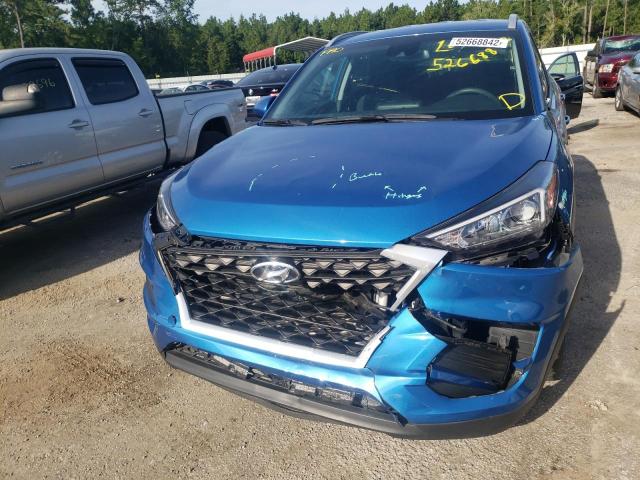 KM8J33A41LU193007 - 2020 HYUNDAI TUCSON LIM BLUE photo 9