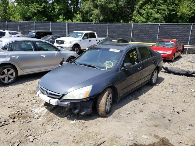 1HGCM56797A171192 - 2007 HONDA ACCORD EX GRAY photo 2