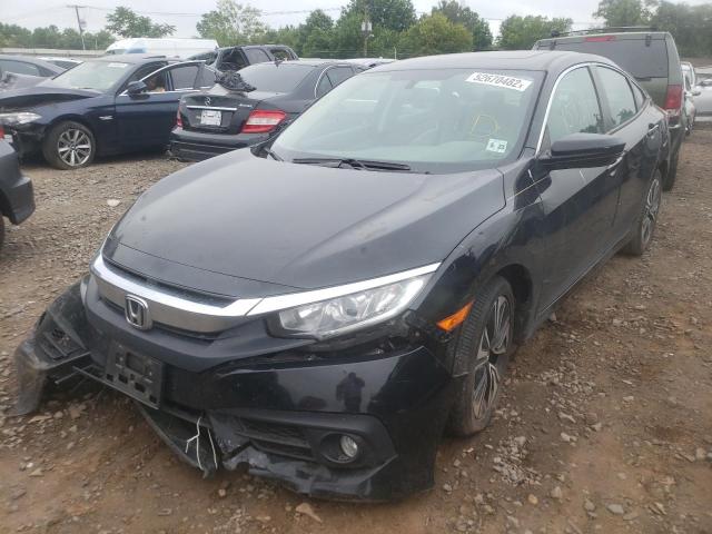 2HGFC1F72JH644836 - 2018 HONDA CIVIC EXL 黑色 照片 2