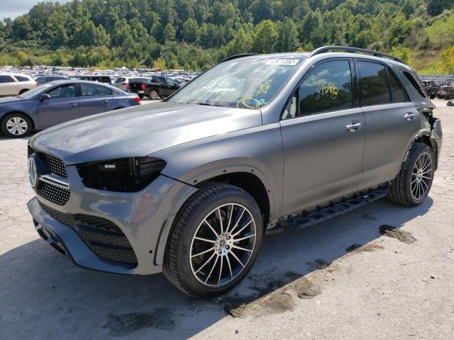 4JGFB4KB6MA490983 - 2021 MERCEDES-BENZ GLE 350 4M GRAY photo 2