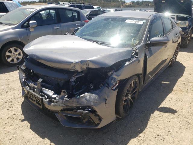 SHHFK7H47LU421979 - 2020 HONDA CIVIC SPOR CHARCOAL photo 2