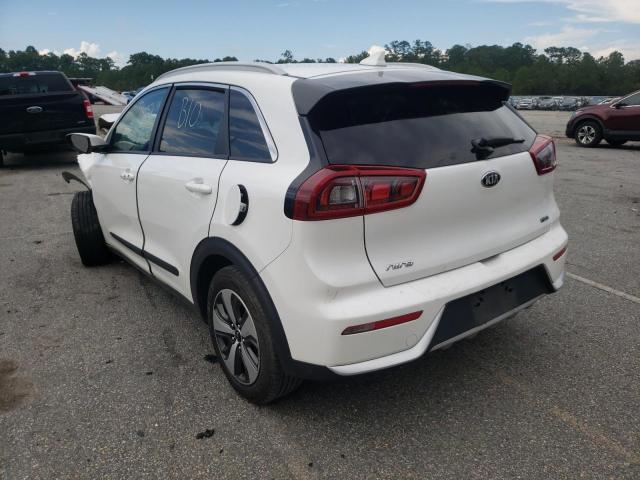 KNDCB3LC0J5109402 - 2018 KIA NIRO FE WHITE photo 3