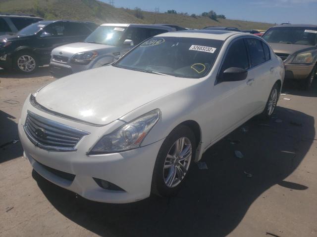 JN1CV6AR7FM524586 - 2015 INFINITI Q40 WHITE photo 2