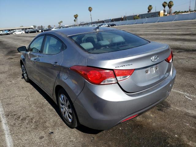 KMHDH4AE7CU396819 - 2012 HYUNDAI ELANTRA GRAY photo 3