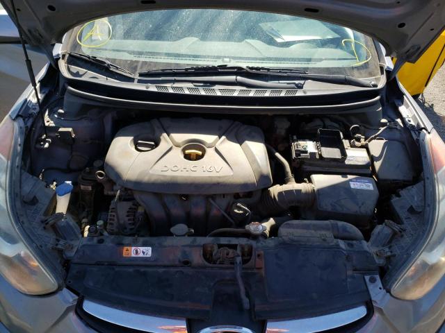 KMHDH4AE7CU396819 - 2012 HYUNDAI ELANTRA GRAY photo 7