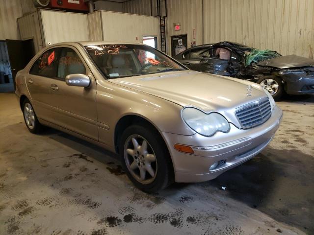 WDBRF61J12F230001 - 2002 MERCEDES-BENZ C240 BEIGE photo 1