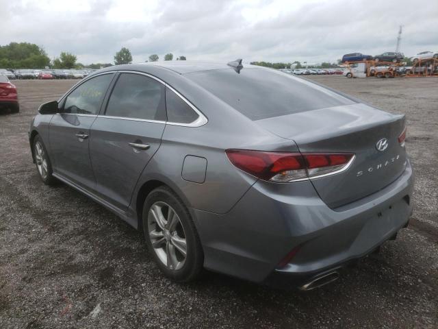 5NPE34AF2KH818732 - 2019 HYUNDAI SONATA LIM GRAY photo 3