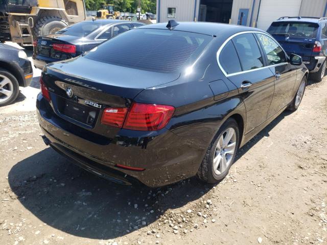 WBAXH5C52DDW12742 - 2013 BMW 528 XI BLACK photo 4