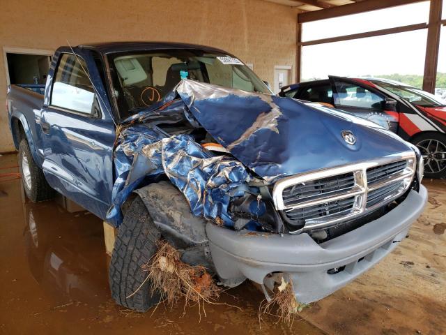 1D7FL16K94S535019 - 2004 DODGE DAKOTA SXT BLUE photo 1