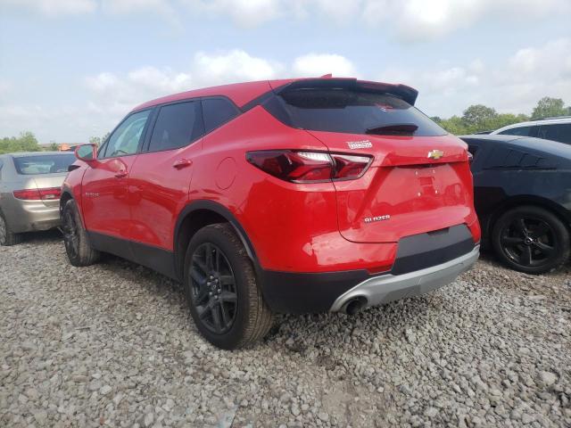 3GNKBBRA9KS701181 - 2019 CHEVROLET BLAZER 1LT RED photo 3