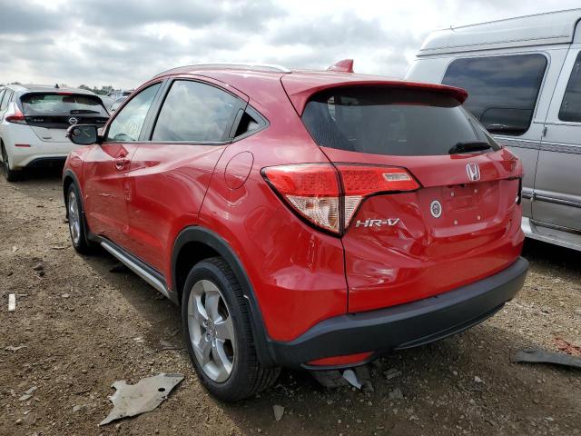 3CZRU6H72GM737881 - 2016 HONDA HR-V EXL RED photo 3