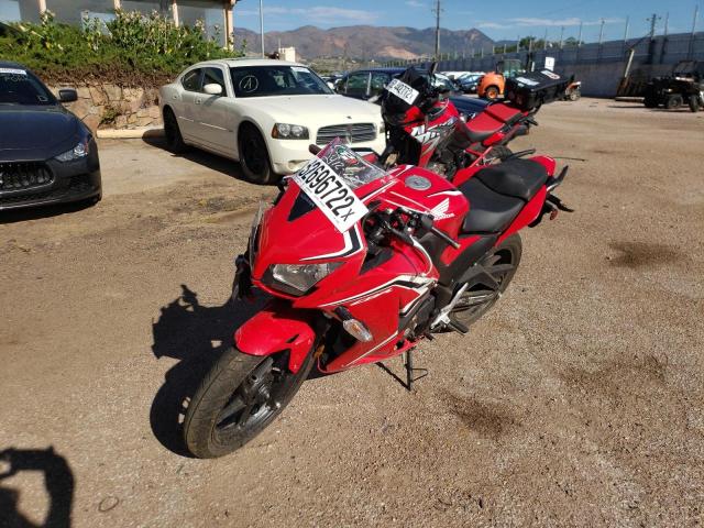 MLHNC5102M5700844 - 2021 HONDA CBR300 R RED photo 2