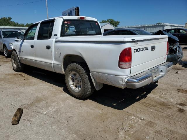 1B7GL2AN4YS768706 - 2000 DODGE DAKOTA QUA WHITE photo 3