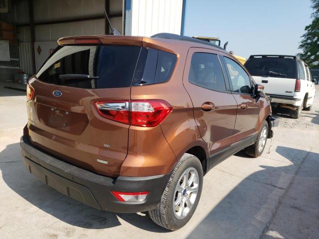 MAJ3S2GEXLC392045 - 2020 FORD ECOSPORT S BROWN photo 4