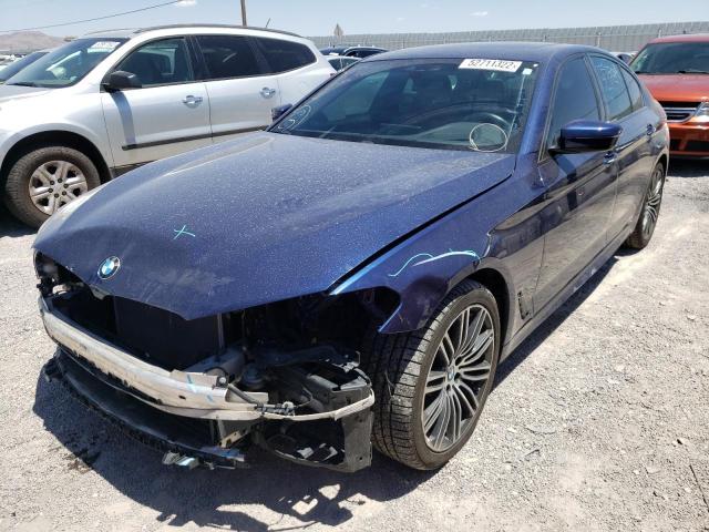 WBAJE5C50JG918797 - 2018 BMW 540 I BLUE photo 2