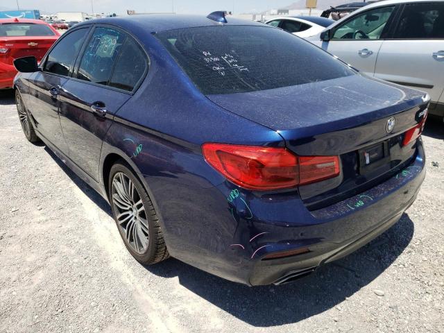 WBAJE5C50JG918797 - 2018 BMW 540 I BLUE photo 3