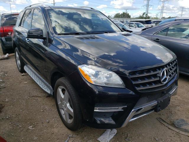 4JGDA5HB2EA387536 - 2014 MERCEDES-BENZ ML 350 4MA BLACK photo 1