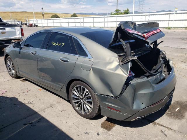 3LN6L5DC3HR663783 - 2017 LINCOLN MKZ SELECT GREEN photo 3