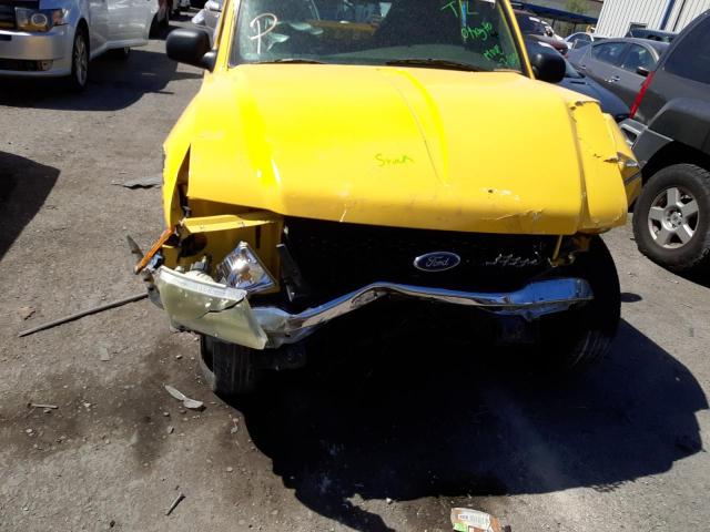 1FTYR10U53PA03683 - 2003 FORD RANGER YELLOW photo 7