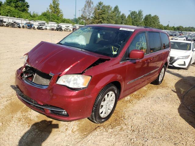 2C4RC1BG8ER256723 - 2014 CHRYSLER TOWN & COU RED photo 2