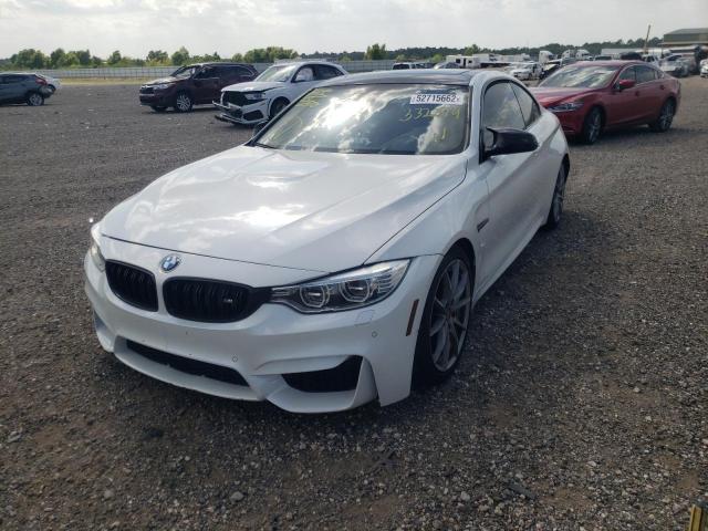 WBS3R9C56FK332299 - 2015 BMW M4 WHITE photo 2