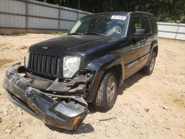 1J4PP2GK2BW504136 - 2011 JEEP LIBERTY SP BLACK photo 2