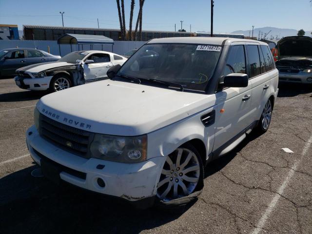 SALSK25457A988528 - 2007 LAND ROVER RANGE ROVE WHITE photo 2