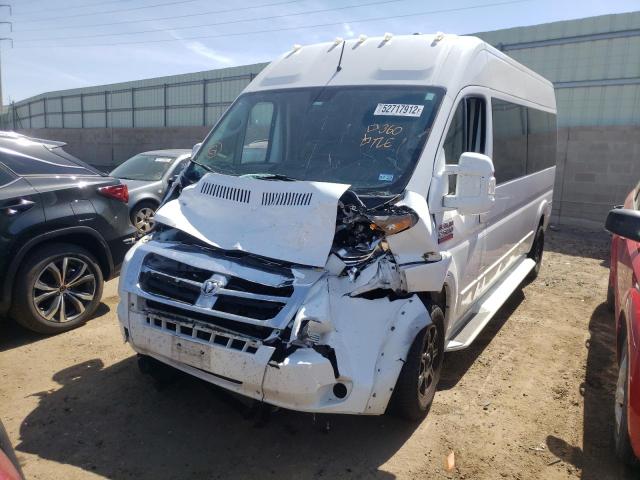 3C6TRVPG8HE550785 - 2017 RAM PROMASTER WHITE photo 2