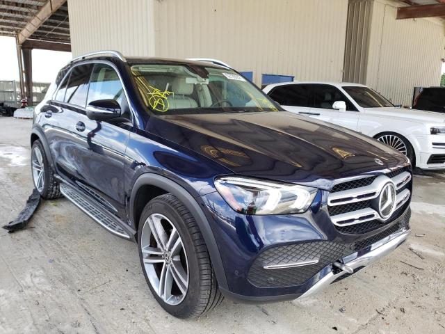 4JGFB4KB1LA183719 - 2020 MERCEDES-BENZ GLE 350 4M BLUE photo 1