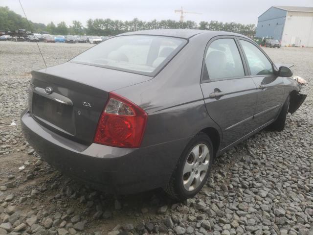 KNAFE122965287105 - 2006 KIA SPECTRA LX GRAY photo 4