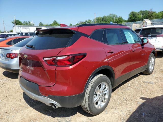 3GNKBCRS7KS552039 - 2019 CHEVROLET BLAZER 2LT RED photo 4