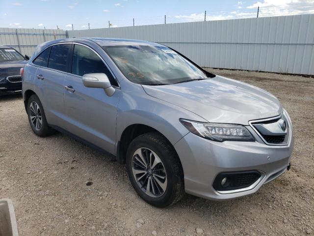 5J8TB4H70HL800499 - 2017 ACURA RDX ADVANC SILVER photo 1