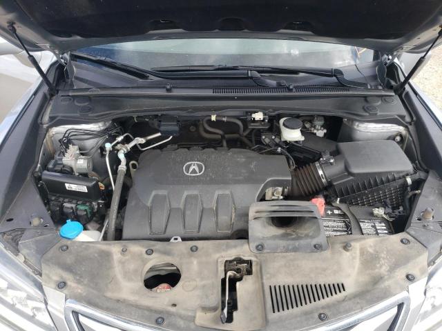 5J8TB4H70HL800499 - 2017 ACURA RDX ADVANC SILVER photo 7