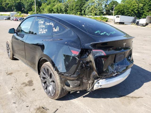 7SAYGDEF6NF373266 - 2022 TESLA MODEL Y Noir photo 3