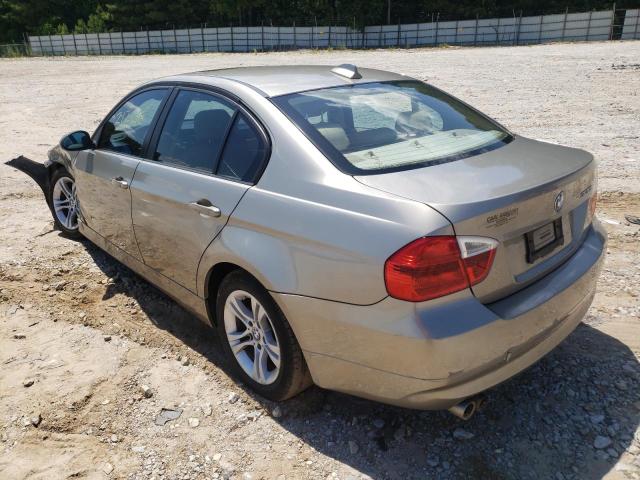 WBAVA33598K054535 - 2008 BMW 328I GOLD photo 3