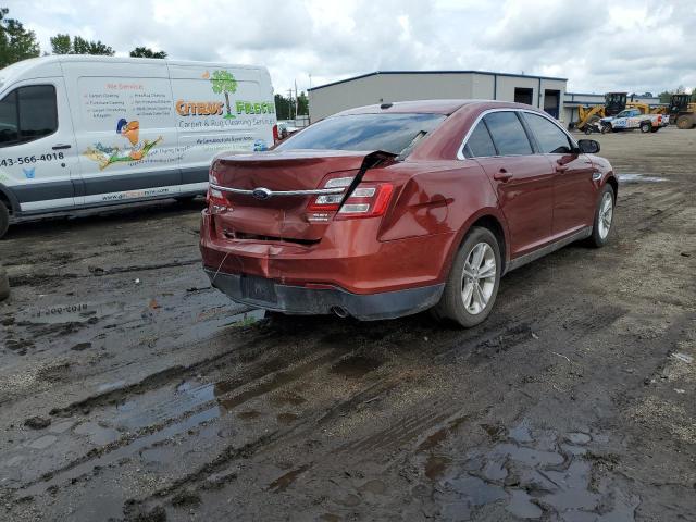 1FAHP2E87EG149793 - 2014 FORD TAURUS SEL RED photo 4