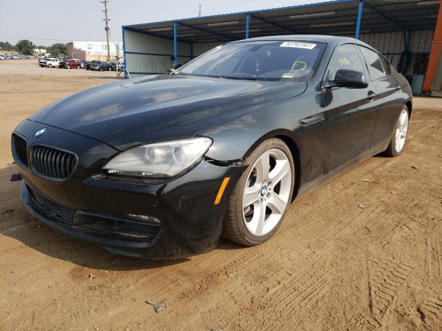 WBA6B8C58EDZ72341 - 2014 BMW 640 XI GRA BLACK photo 2
