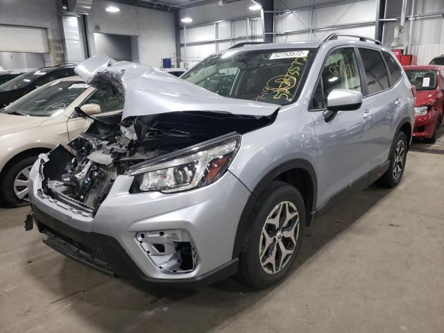 JF2SKAGC7KH579180 - 2019 SUBARU FORESTER P SILVER photo 2