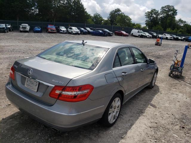 WDDHF2EB7DA726337 - 2013 MERCEDES-BENZ E 350 BLUE SILVER photo 4