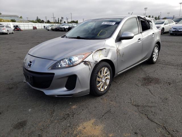 JM1BL1L89C1555423 - 2012 MAZDA 3 I SILVER photo 2