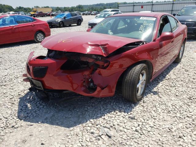 2G2WP552681153371 - 2008 PONTIAC GRAND PRIX წითელი ფოტო 10