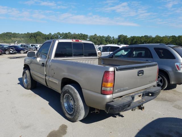 1GCEK14VXXZ128456 - 1999 CHEVROLET SILVERADO GRAY photo 3