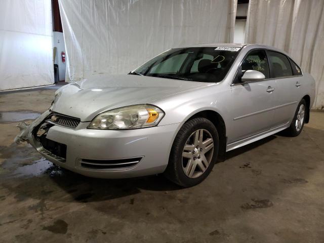 2G1WB5E38E1127054 - 2014 CHEVROLET IMPALA LIM SILVER photo 2