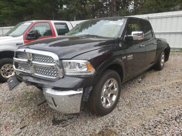 1C6RR7NT0HS549228 - 2017 RAM 1500 LARAM BLACK photo 2